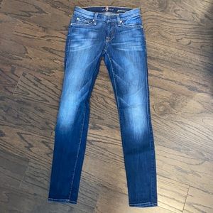 7 for all mankind Gwenevere jeans size 25, worn a few times, perfect condition